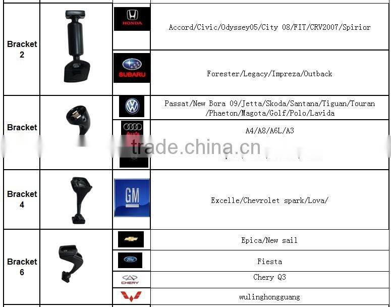 2014 hot selling 3.5 inch car auto dimming rearview mirror with bluetooth