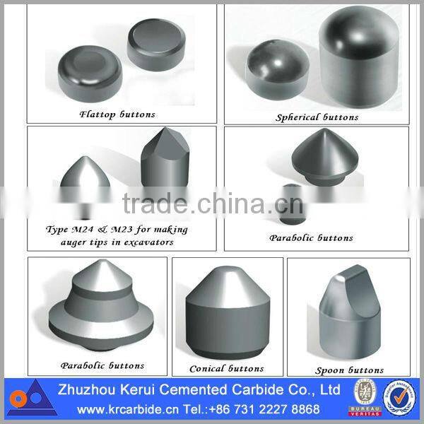 china supplier offer tungsten carbide wear part for VSI rotor tip