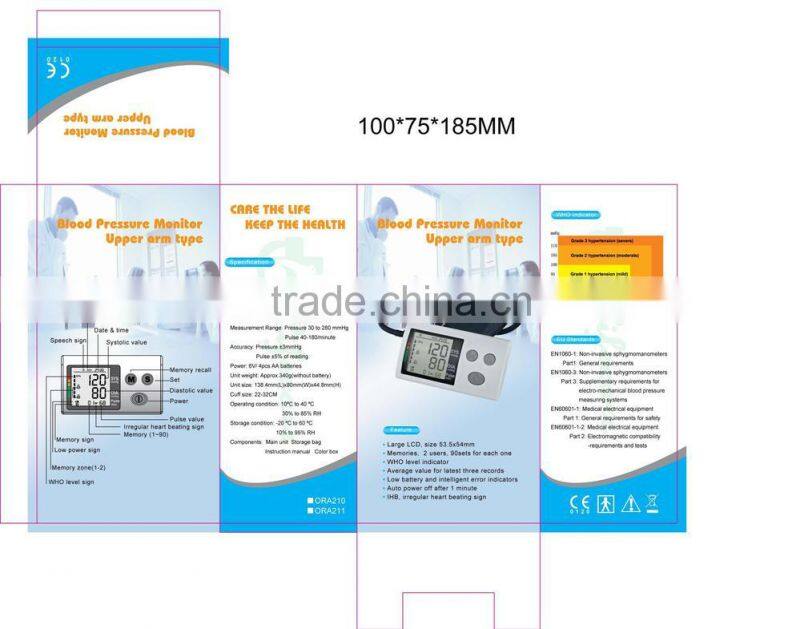 home care automatic wrist bp measurement EA-BP61W