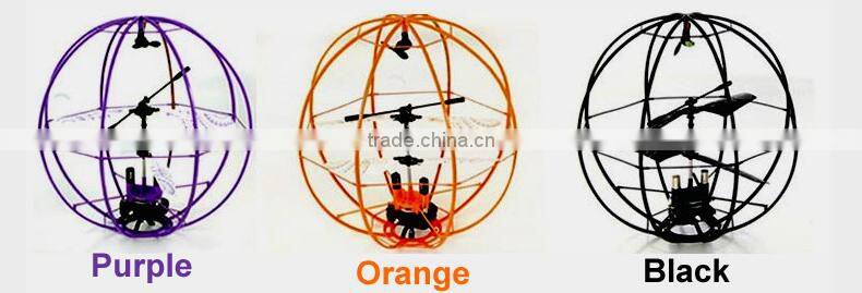 China Manufacture 3 Channel RC Flying Ball with gyroscope, Infrared transmitter, Flying Football, RC Soccer UFO