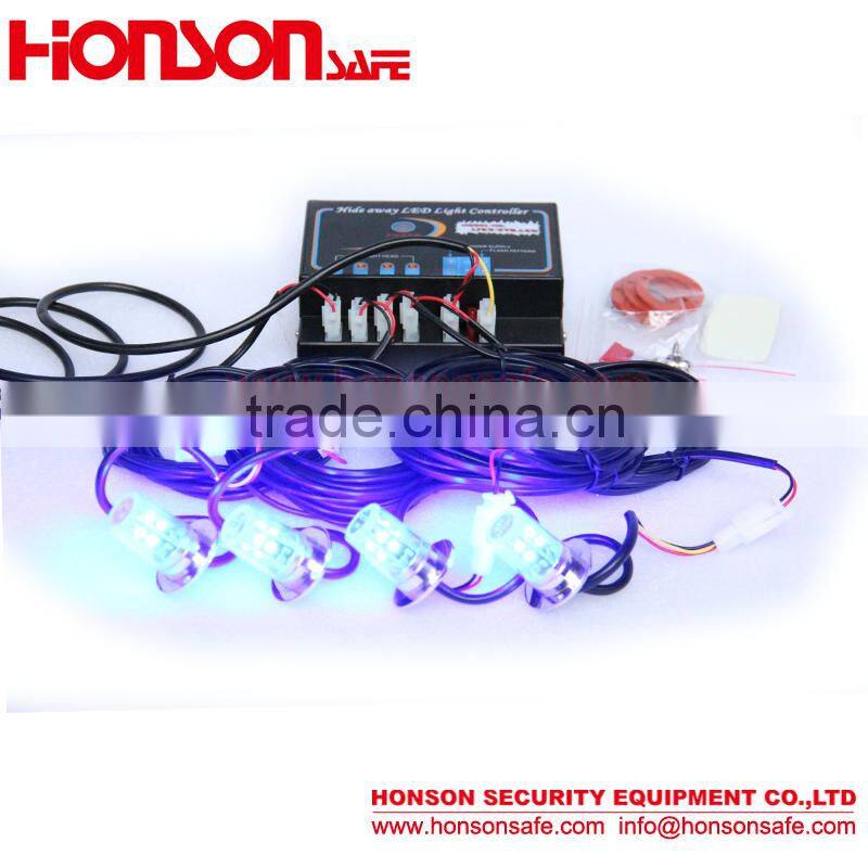 High Power LED Strobe Emergency Visor Hideaway Lights HA-481
