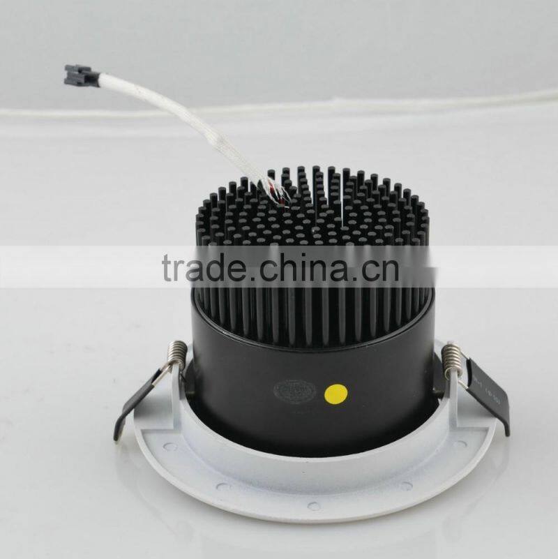 Simple design cob led downlight 10w led recessed mounting holes 95mm down light dimmable led downlight D115*H84mm