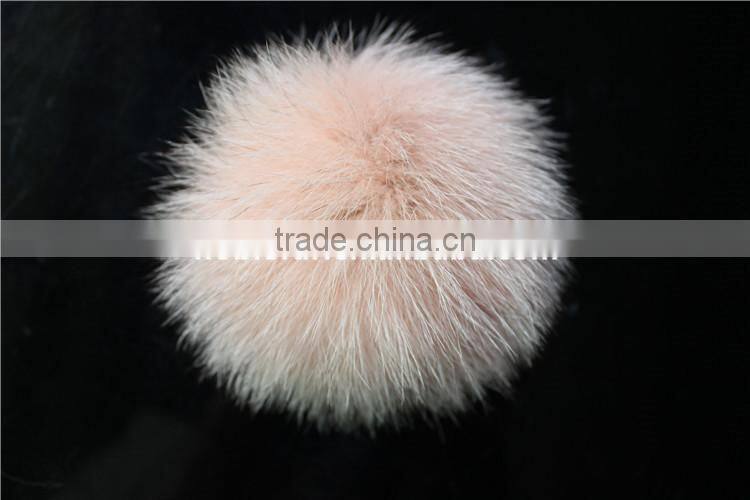 Stylish Real Fox Fur Pompom Garment Accessories Soft Fur Balls