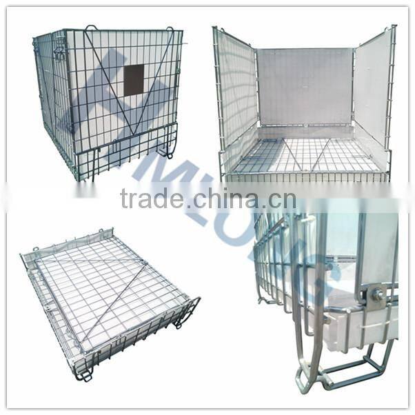 High quality foldable wire logistic container