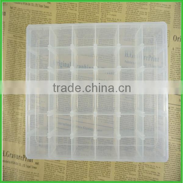 christmas gift clear square plastic box with compartment