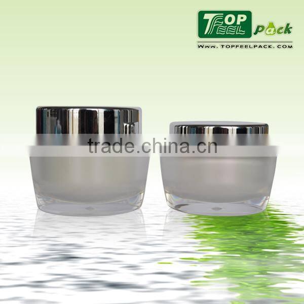 Easy to use , upper high end cosmetic mason jar 15g for serum