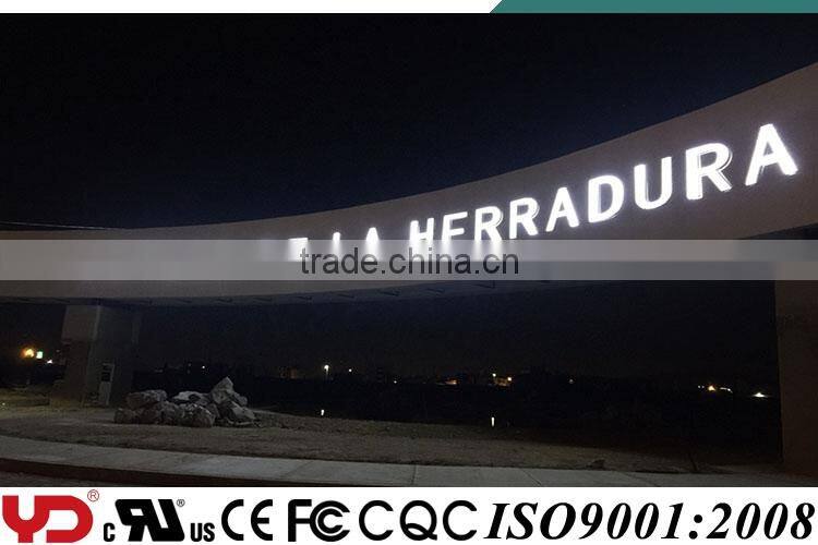 waterproof IP68 CE FCC approved used outdoor lighted signs