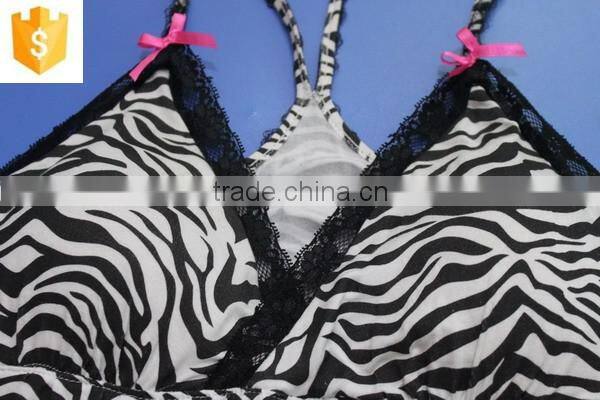 sexy lace decorated babydools lingerie,2016 hot leopard printed sexy girls babydoll nighty