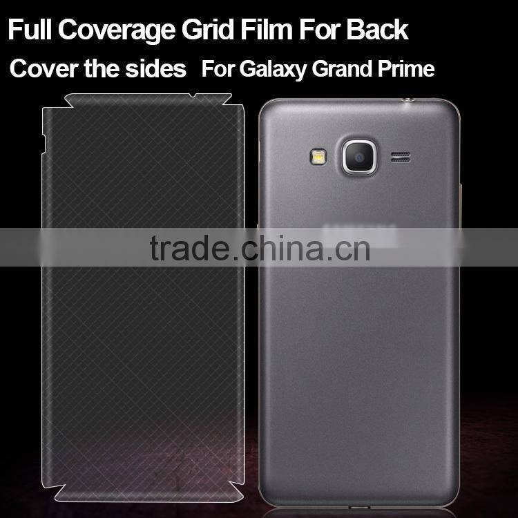 Clear back cover for Samsung galaxy grand prime anti slip screen protector