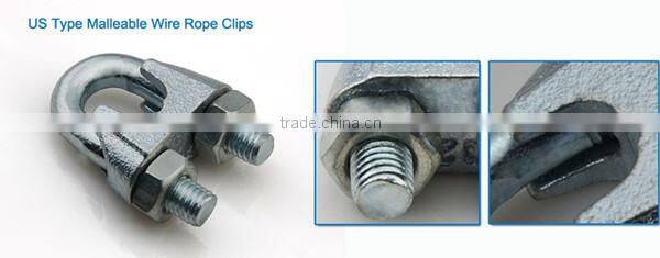High Quality Heavy Duty Wire Rope Clips