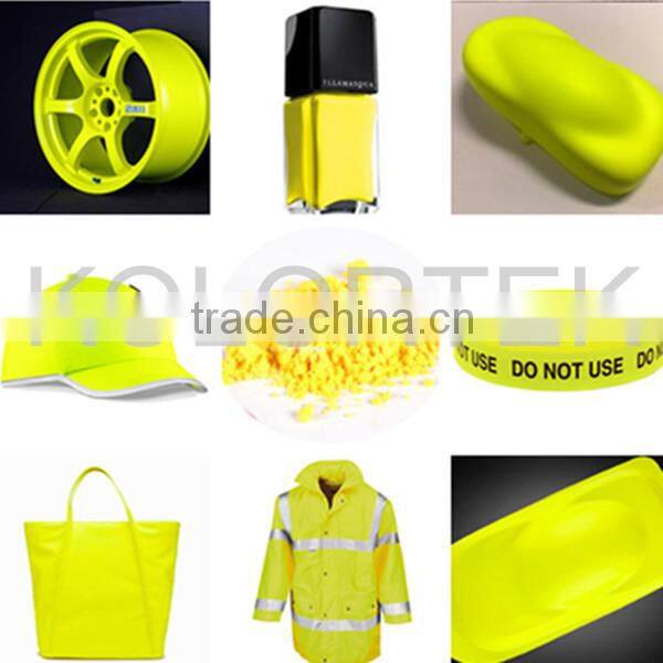 Fluorescent Colors, Fluorescent Dyes, Pigments, Solvent Yellow