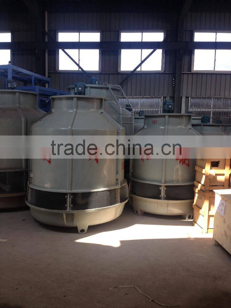 Water flow is 100m3 per hour Round counter current Glass fiber Water tower system price