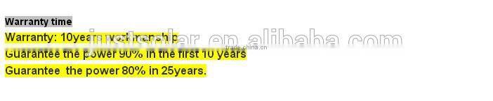 80W mono solar panel, solar system,solar power company with high efficiency