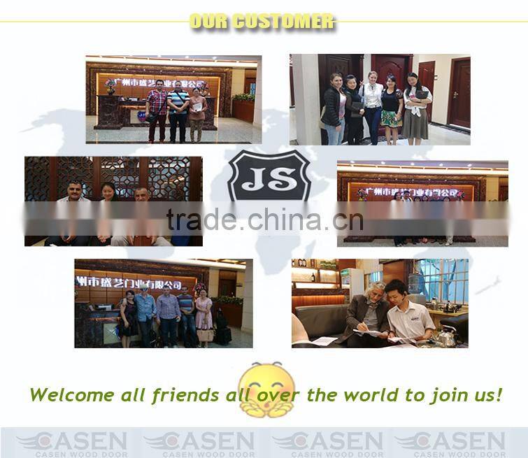 China elegant pure mahogany solid wood door