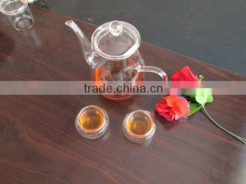 high quality hot sale New Style Heat resistant borosilicate glass coffee set