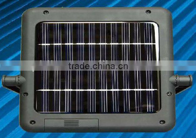 Solar powered LED light with USB