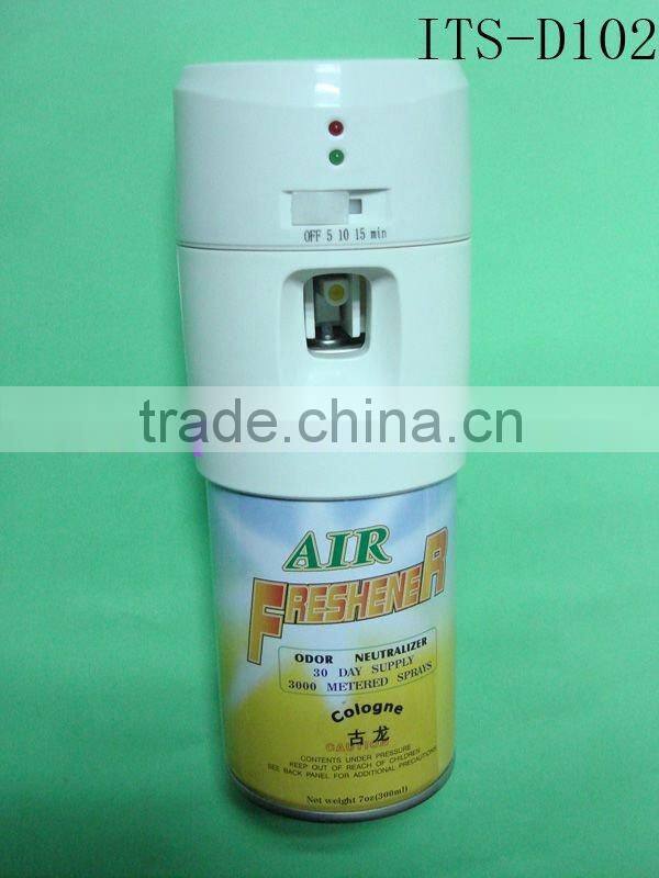 Aerosol dispenser system, sensor fragrance dispenser