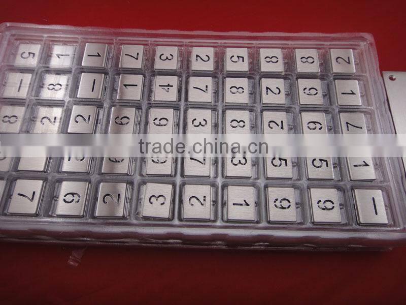 china backlight metal keys