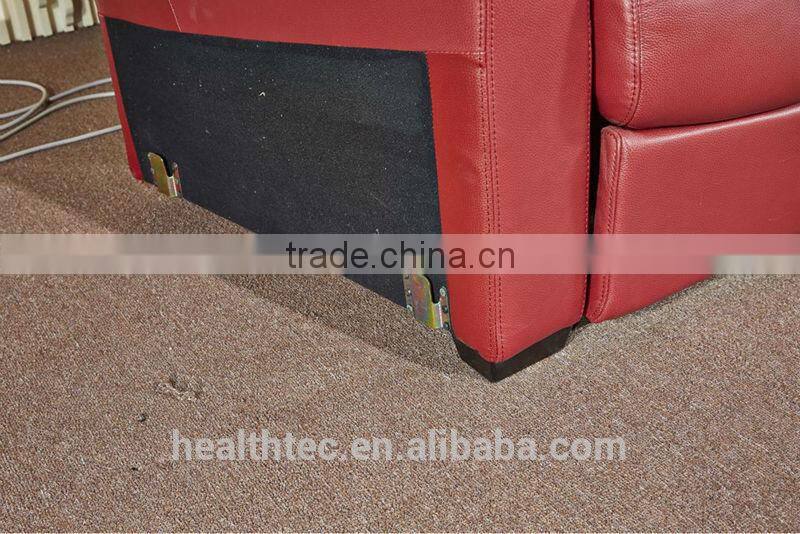 Luxury red home cinema sofa recliner chair