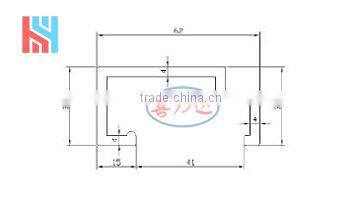 aluminium stone bracket,marble stone fixing system with anchors aluminium undercut anchor system