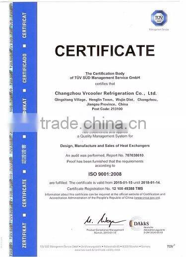acidic water evaporative condenser gas defrost