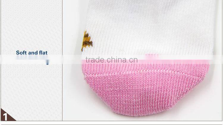 2015 the newest plain white soft baby socks