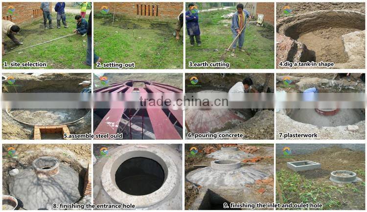 Biogas equipment's small biogas plant