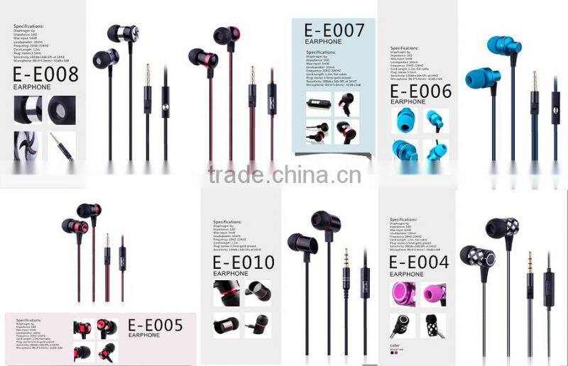 Stereo 3.5mm jack SM-388 earphone hard case
