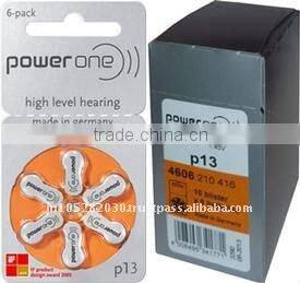 power one Hearing aid battery button cell batteries hot sale