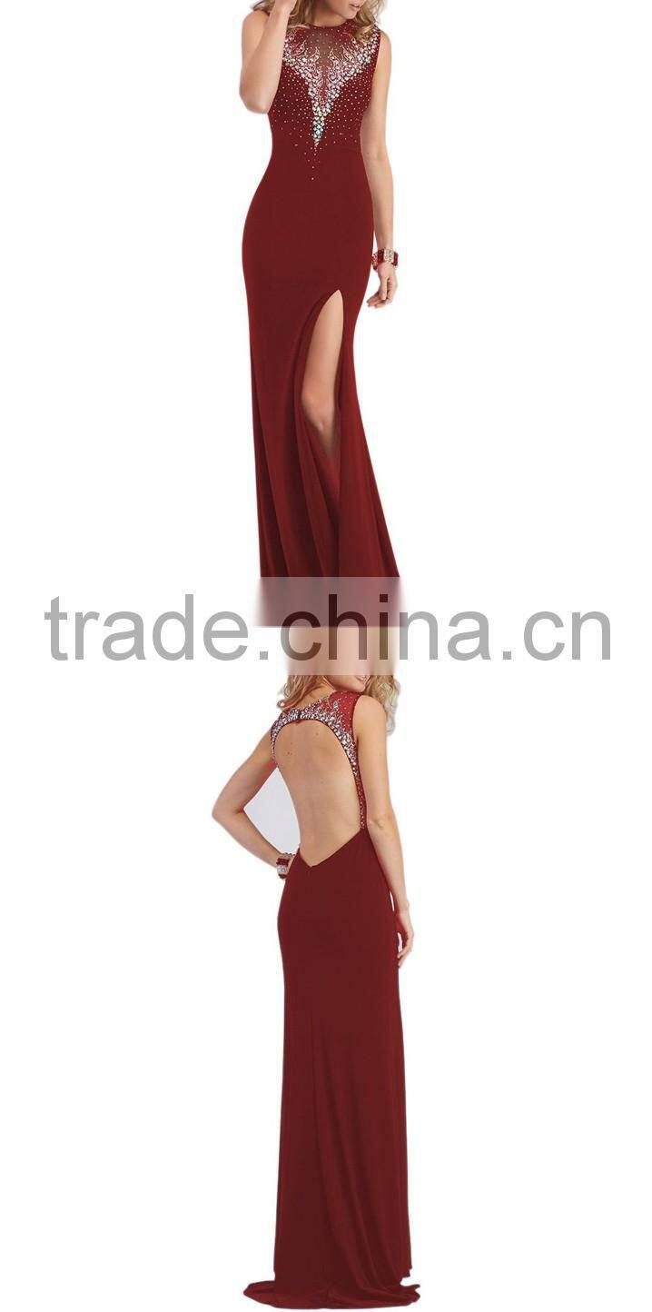 cheap evening dresses women sexy back open fashion formal dress ladies wear teen party dresses