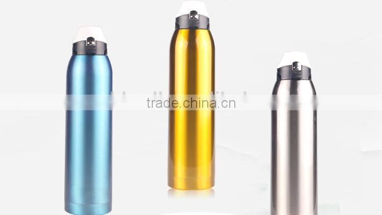 Outdoor travel sport 1000ml insulated stainless steel bottle