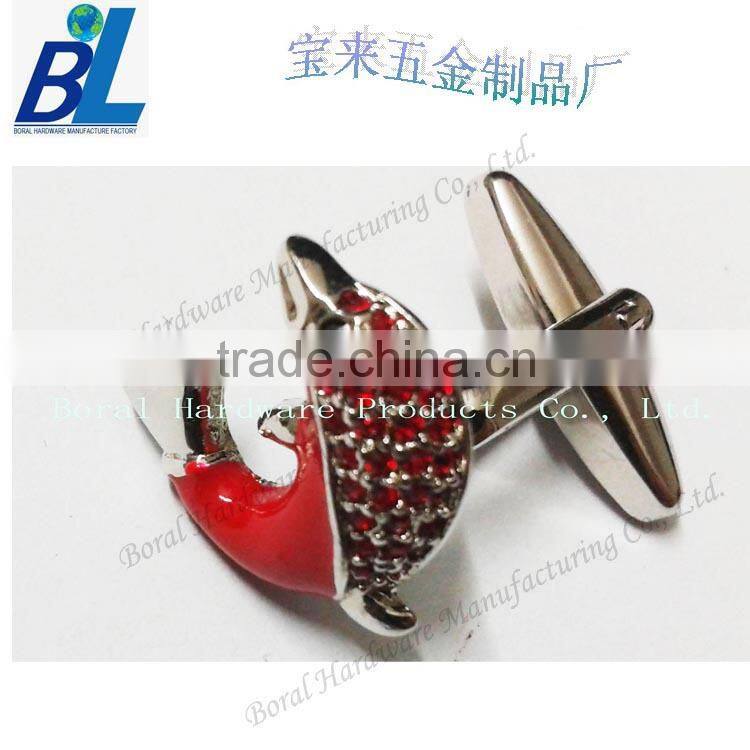 Best promotion gifts of enameled photo cufflinks