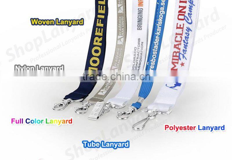 Polyester Lanyard with Silk Screen Printing Logo