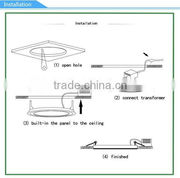 24w 25w Panel LED downlights 300mm hole home lighting 3 years warranty best price