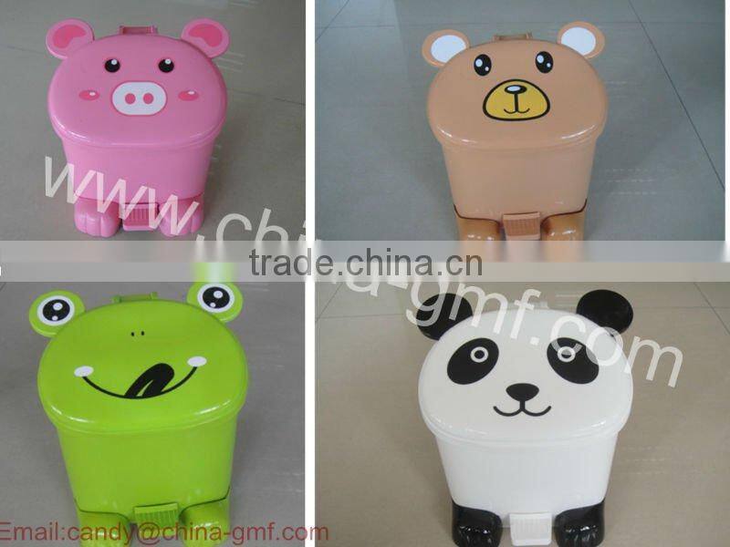 animal plastic dustbin
