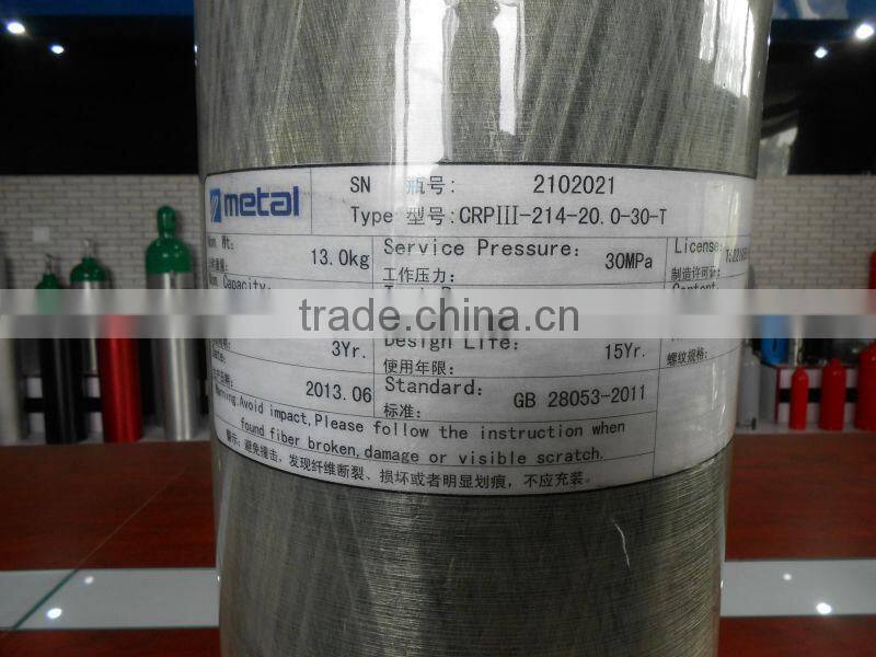 20.0 Liter Composite Cylinder