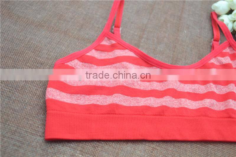 Wholesale little girl seamless panty and bra underwear set for young girls