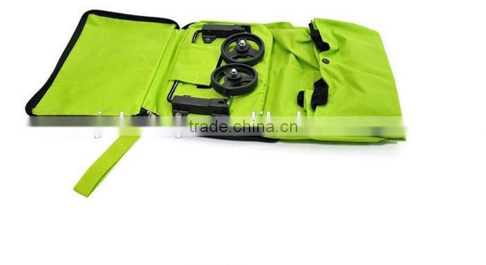 Hot sale!!! China design fashion foldable trolley shopping bag with wheels