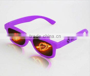 2014 new arrival hot selling custom printing plastic or paper fireworks festival 3d glasses