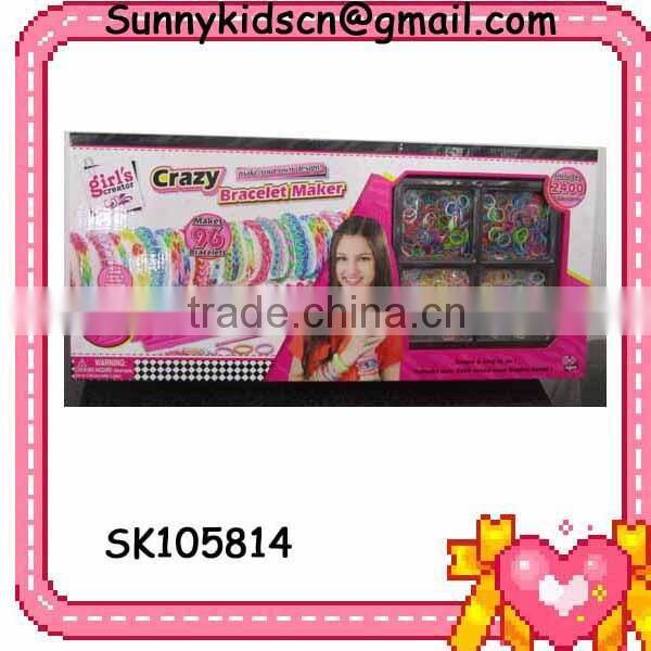 fashion rubber band bracelet patterns with EN71