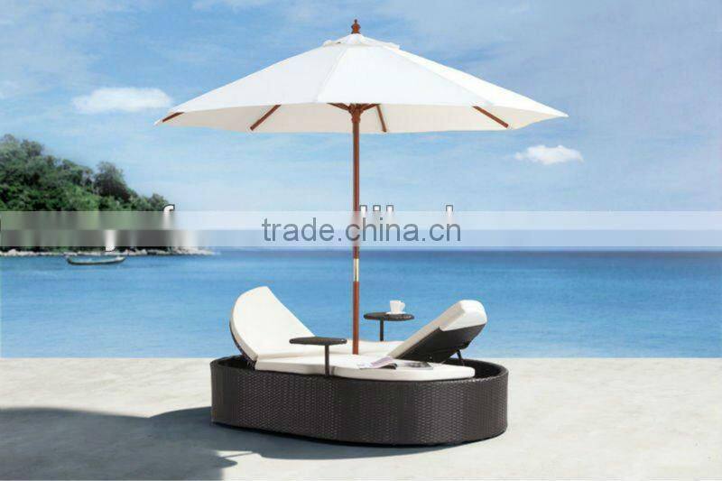 all weather round outdoor furniture daybed