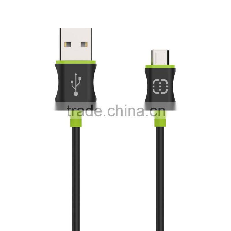 Fashion design and High Speed Micro USB2.0 cable 2M For Android Mini USB Cable For Samsung Galaxys