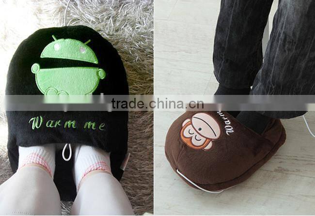 plush USB warming mouse pad/hand warming mouse pad/customized winter mouse pad