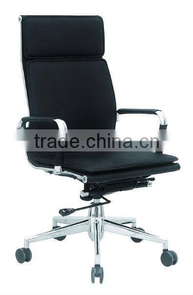Steel Frame Chair/High back square soft padding Chair /Office Chair with Ergonomic Design