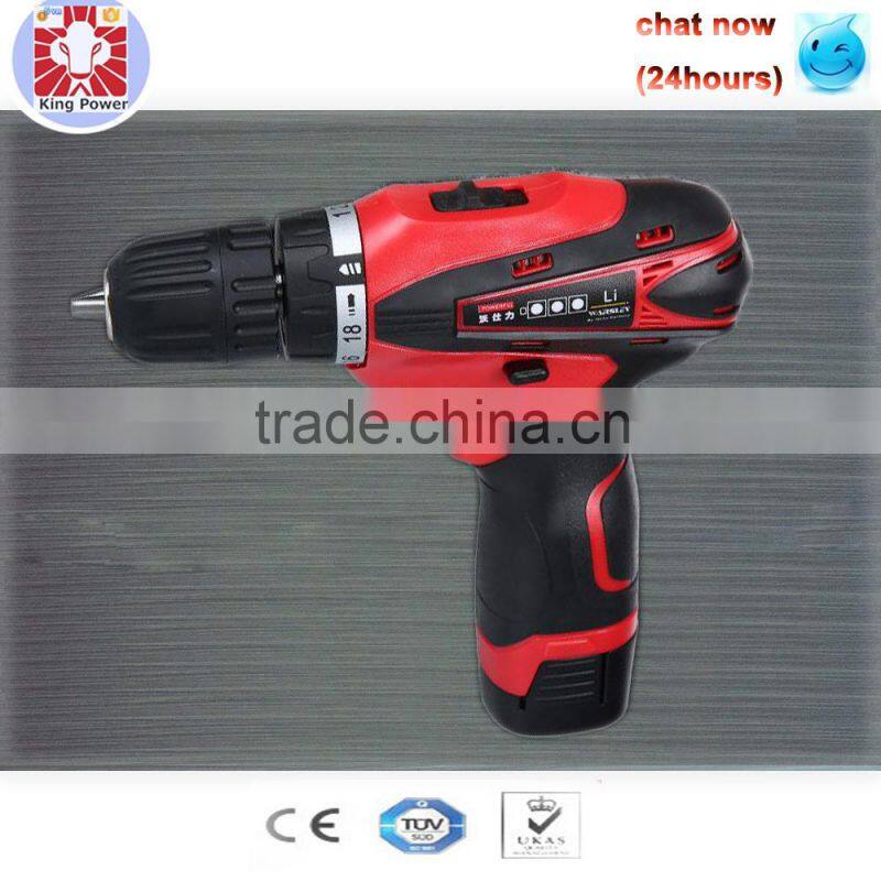 16pcs lithium battery powerd two-speed 16.8V cordless drill charging drill combo kit