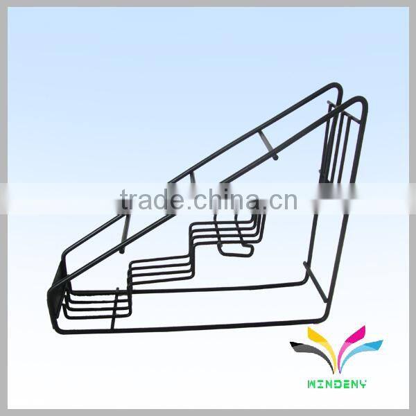 Office used counter metal wine bottle rack can display