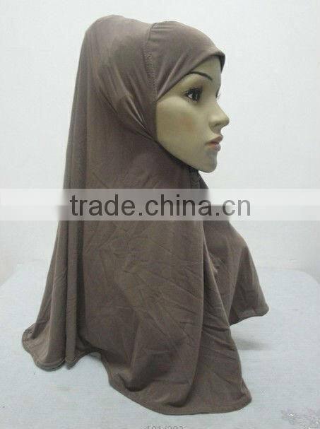 H188 plain muslim hijab,simple comfortable hijab