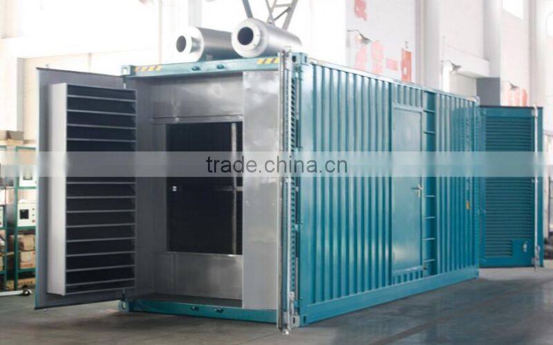 Hot Sales!Silent 1000Kw container diesel engine generator powered by Cummins KTA50-G3 engine, Containerized type or Open type