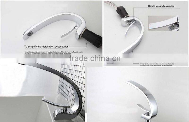 2015 new design bathroom basin faucet mixer water tap