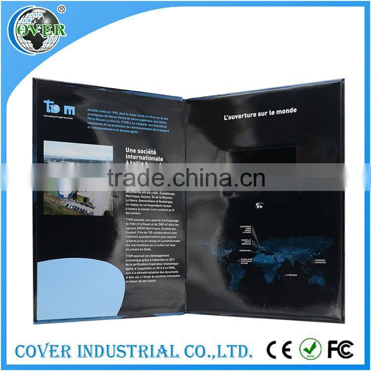 Wholesale greeting card display video greeting card